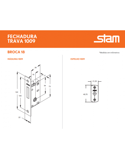 STAM TRAVA SEGURANCA 1009 IX